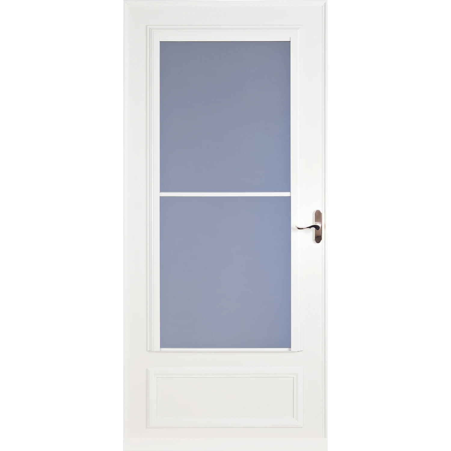 Screenaway 36 In. W X 81 In. H White Mid View Duratech Storm Door
