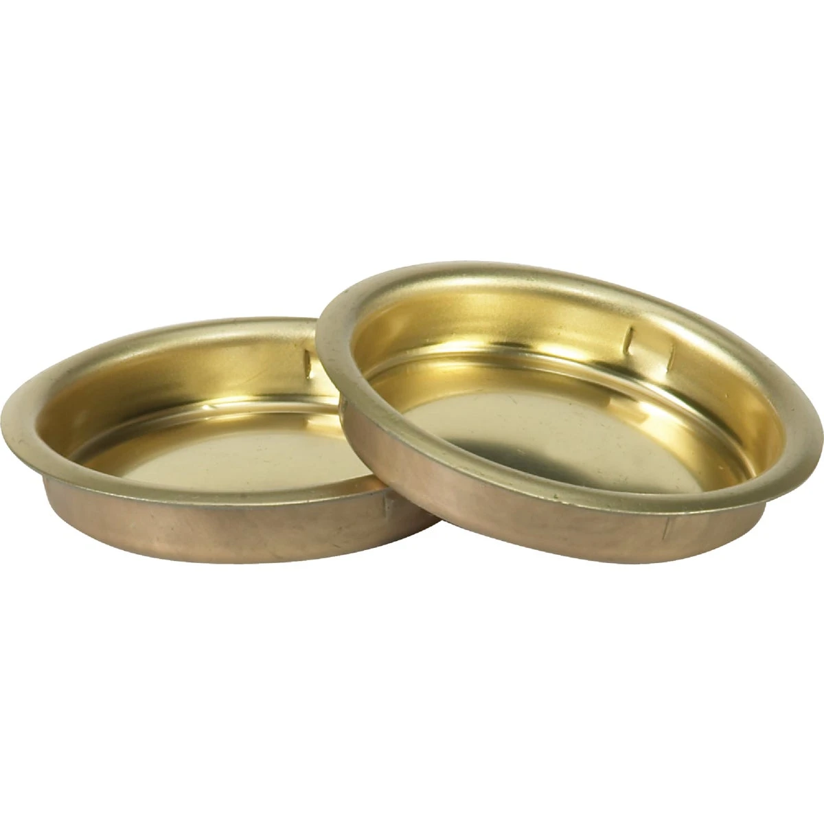 Sliding Door Pull, Bright Brass, 2-1/8 In., 2-Pk.