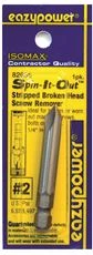 Spin-it-out #2 Screw Extractor, 1/4 In. Hex Power Bit
