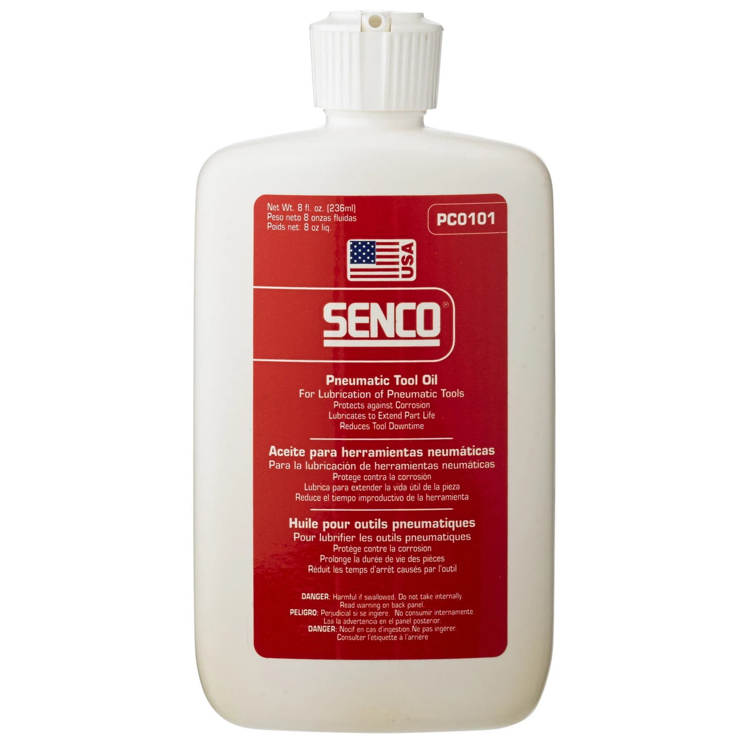 Pc0101 Premium Pneumatic Tool Oil, 8 Oz Bottle For Optimal Performance