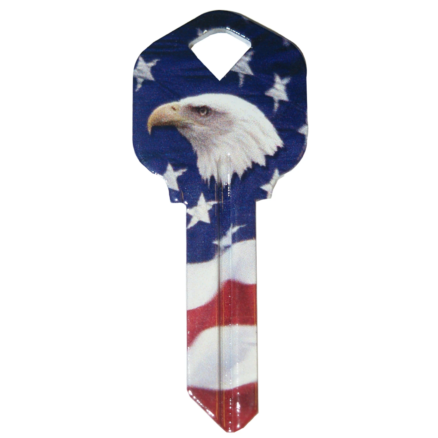 Hillman Wackey Flag & Eagle House/Office Universal Key Blank Single Hillman Wackey Flag & Eagle House/Office Universal Key Blank Single