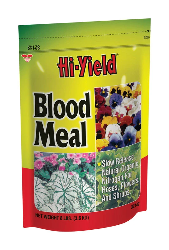 8 Lb. Blood Meal Fertilizer 12-0-0 For Plants And Gardens