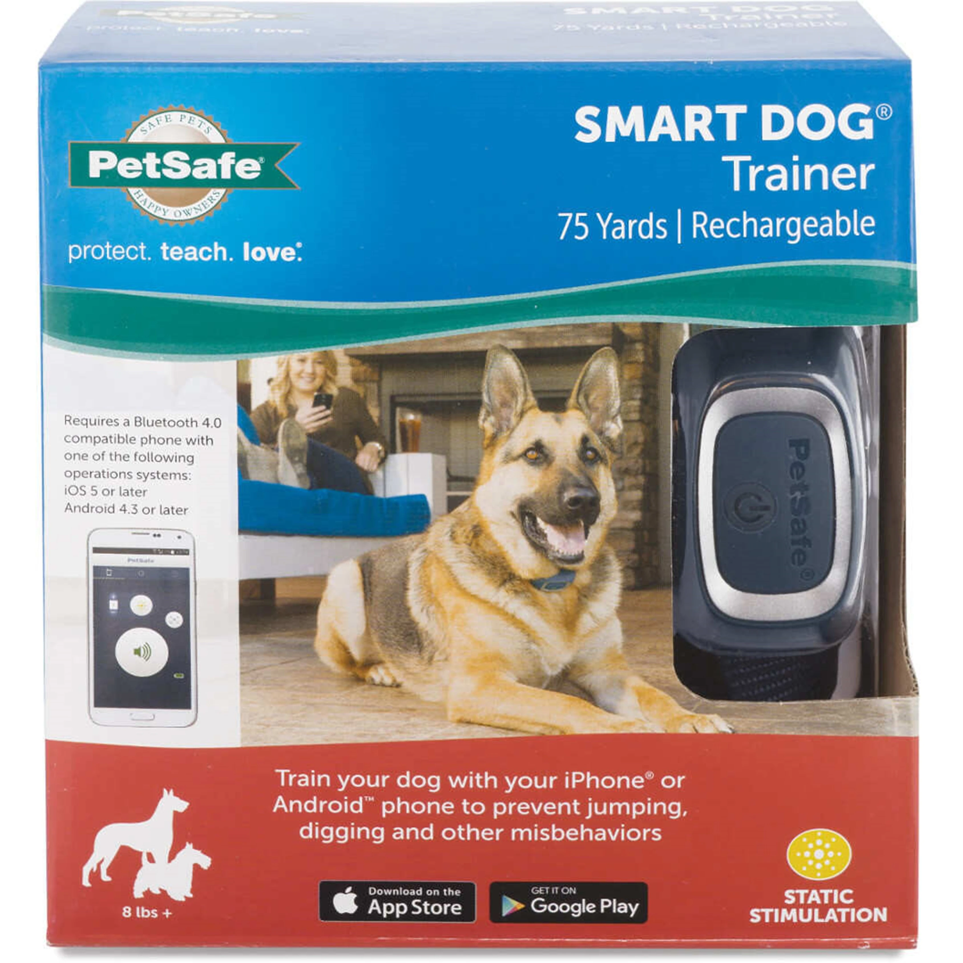 Smart Dog Trainer Pdt00-15748, 75 Yd Remote Collar With App Control