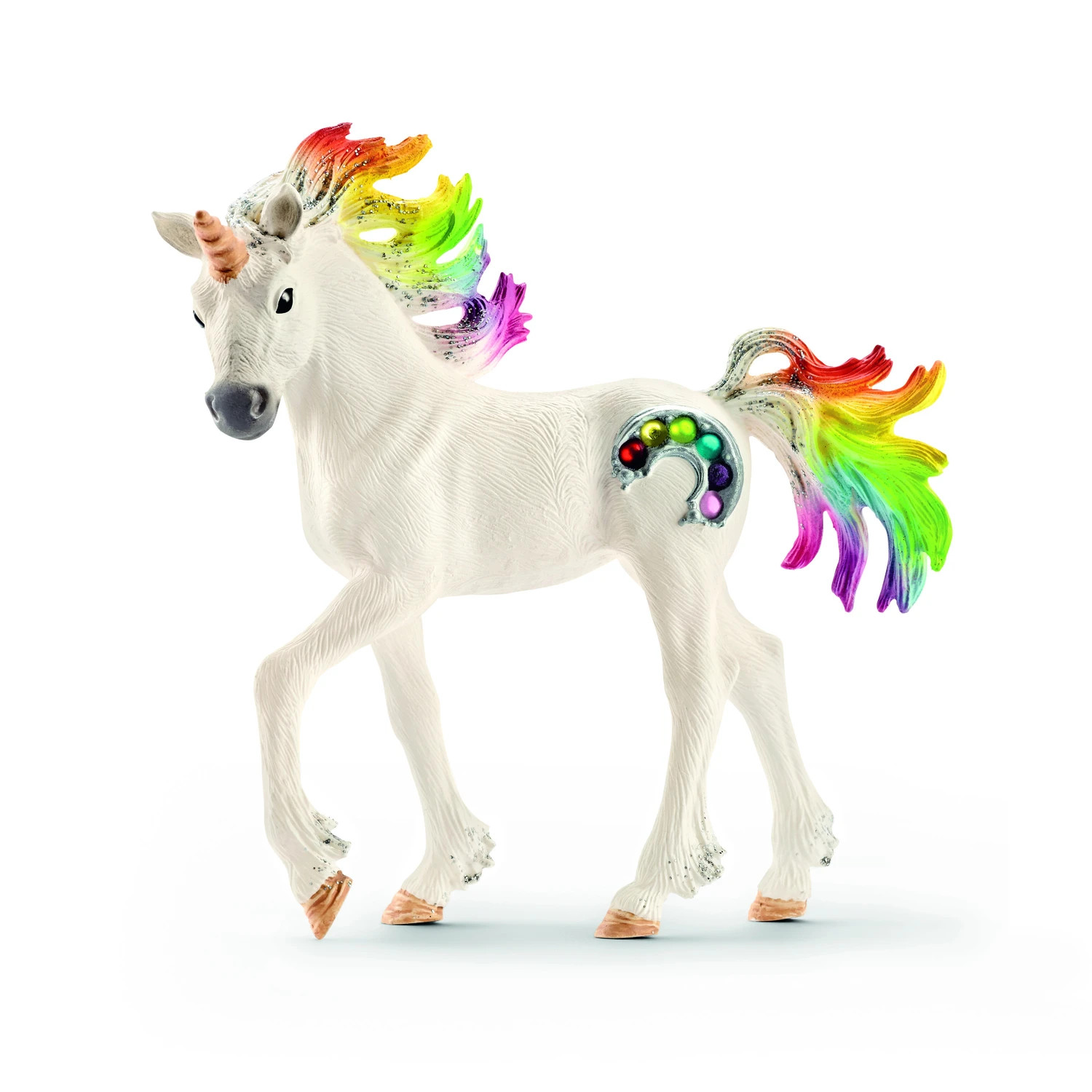 Bayala Rainbow Unicorn Foal Toy Figurine - Multicolored Collectible