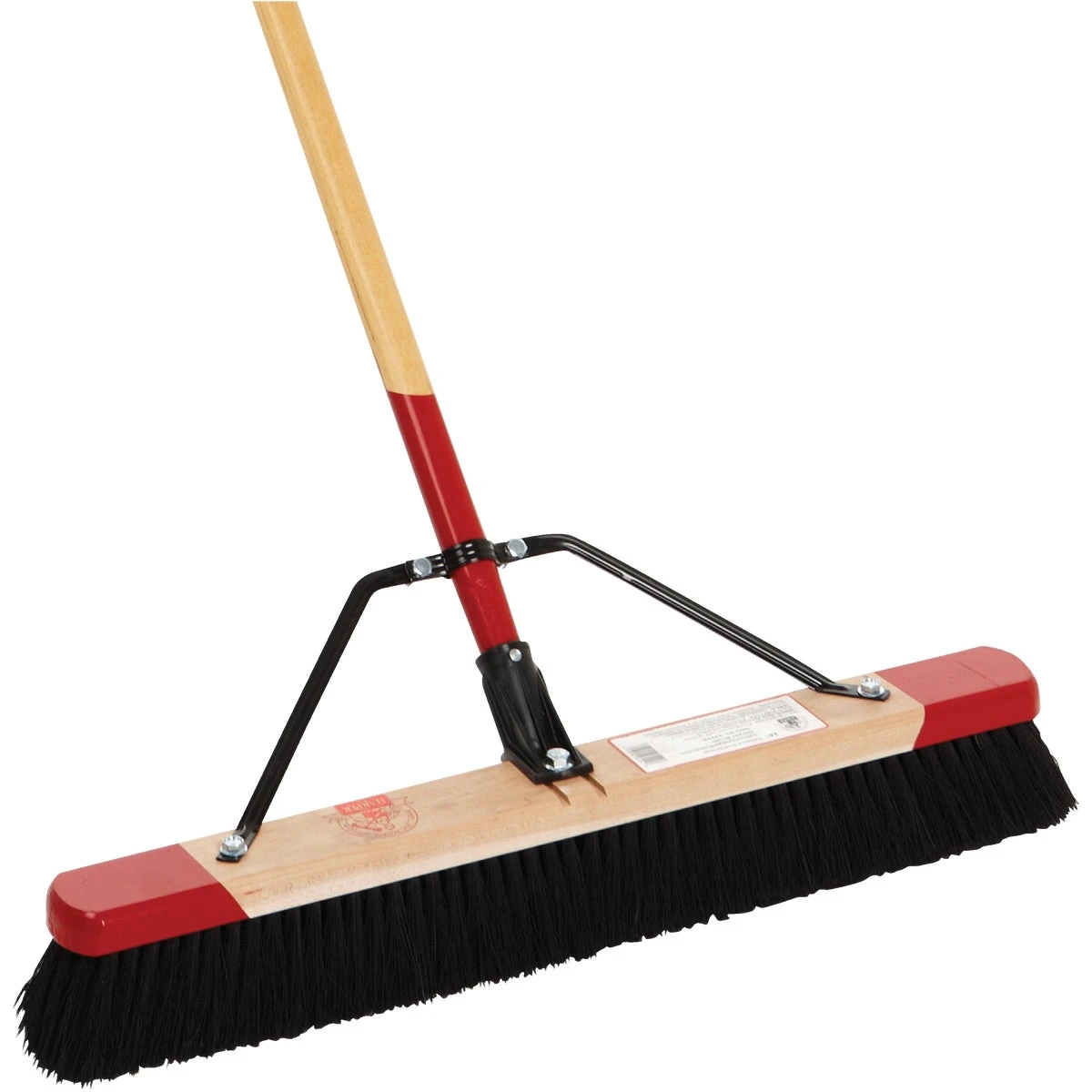 24 In. W X 64 In. L Wood Handle Tampico Medium Sweep Push Broom