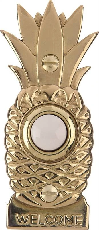 Thomas & Betts DH1670L Carlon Pineapple Brass Chime Button