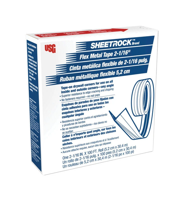 100 Ft. L X 2-1/16 In. W Reinforced Metal Self Adhesive Flex Tape
