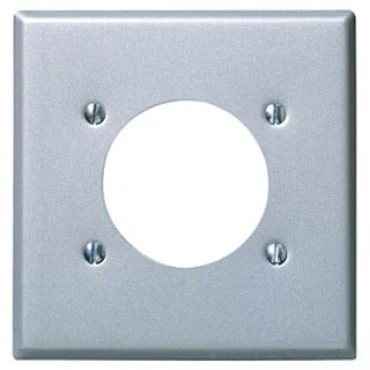 2-gang Steel Range/dryer Wall Plate, Model 001-0s701-0gy