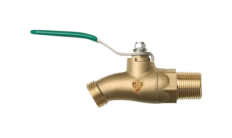 Ball Valve, Quarter Turn, Lead-Free, 1/2 MIP x 3/4 In. Hose Thread