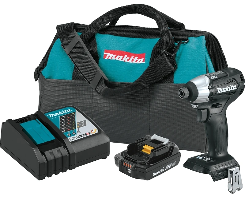 Lxt Sub-compact 18v 1/4" Cordless Brushless Impact Driver Kit With Battery & Charger