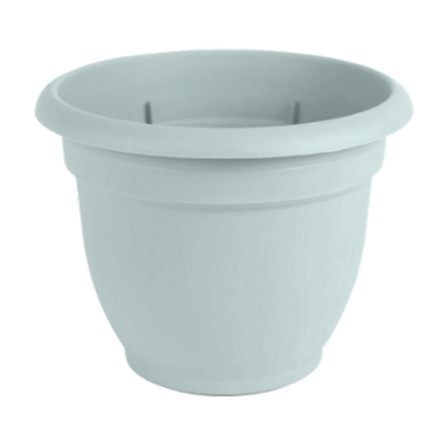 Ariana 10 In. Plastic Self Watering Planter - Misty Blue - Model Ap1037