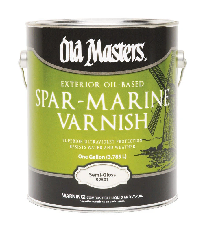 92501 Semi-gloss Spar Marine Varnish, 1 Gallon, Oil-based