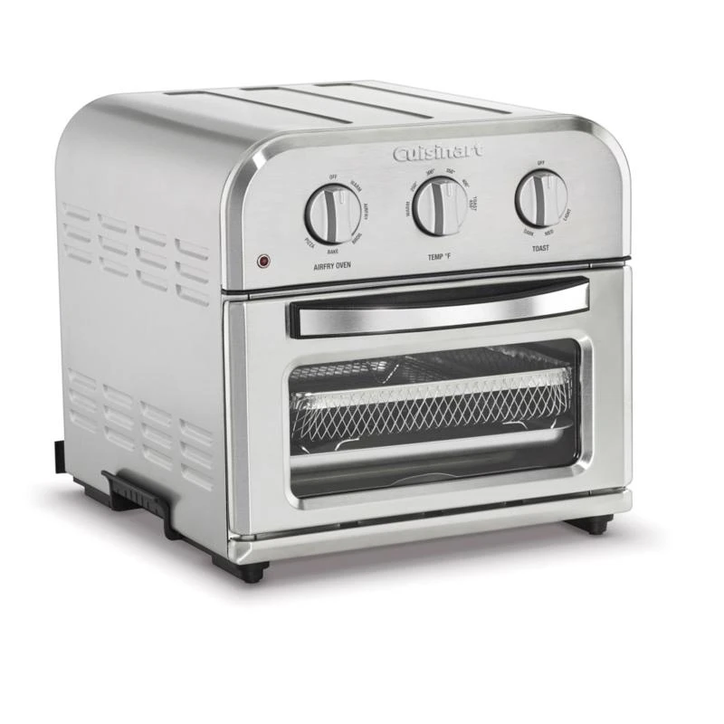 Compact Stainless Steel Air Fryer Toaster Oven 12 In. H X 13 In. W X 16 In. D