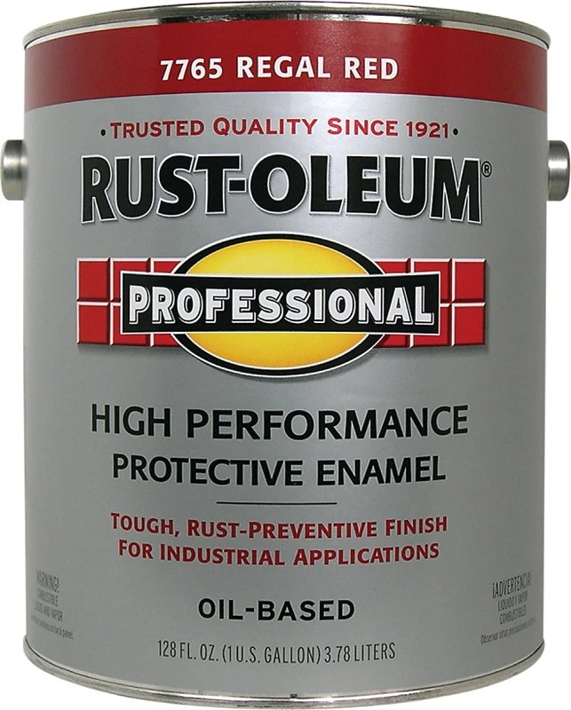Oil Based Gloss Protective Rust Control Enamel, Regal Red, 1 Gallon