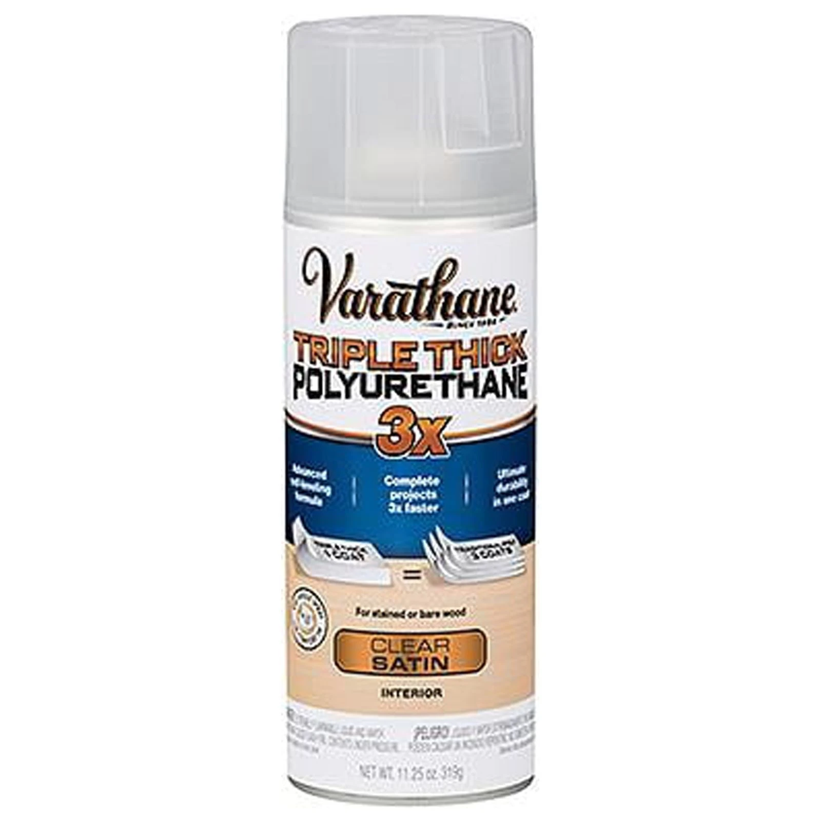 Triple Thick Polyurethane, Satin, 11-oz. Aerosol