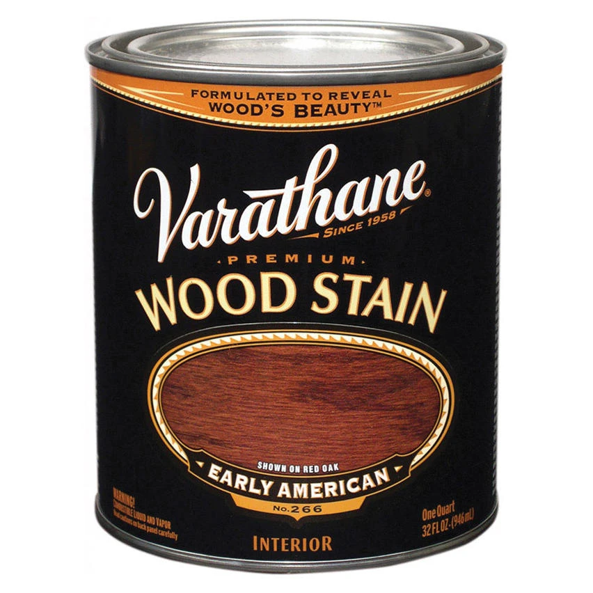 Early American Premium Oil-based Interior Wood Stain, Quart - Model 211729h
