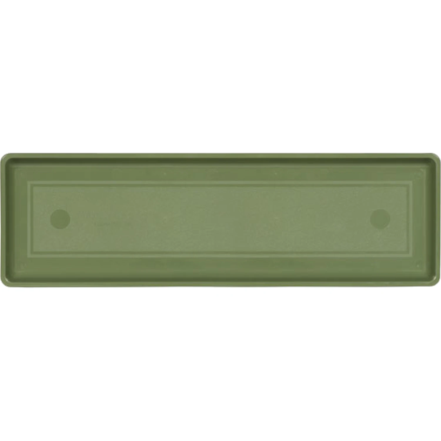 Countryside 24-inch Sage Plastic Flower Box Tray - Durable & Versatile