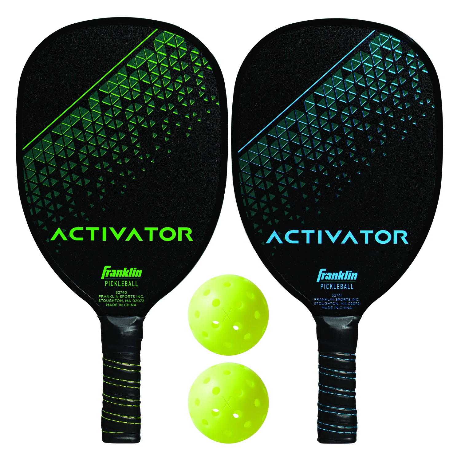 Activator Wooden Pickleball Paddle & Ball Set - 4-piece Set