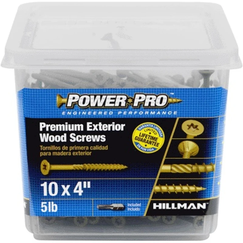 DECK SCREW #10 STR 4" 5L