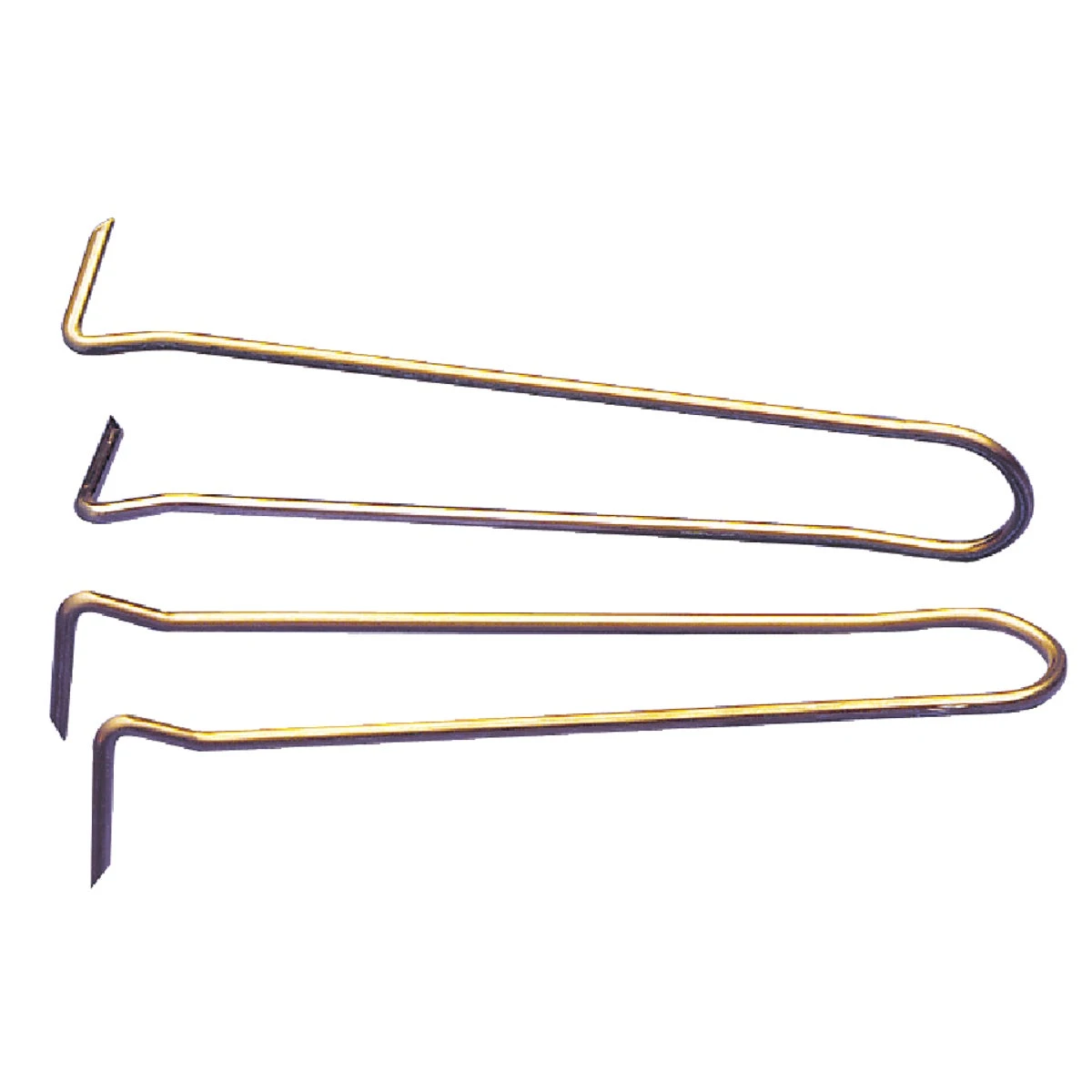 Wire Pipe Hook, Copper Coated Steel, 1/2 x 6 In.