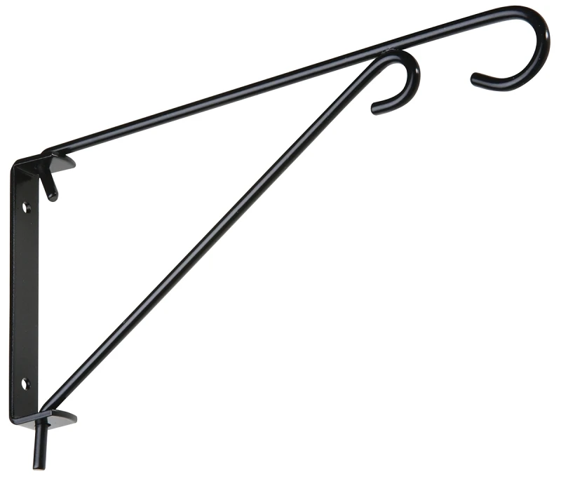 9 In. Black Steel Swivel Hanging Plant Bracket - Model N274761