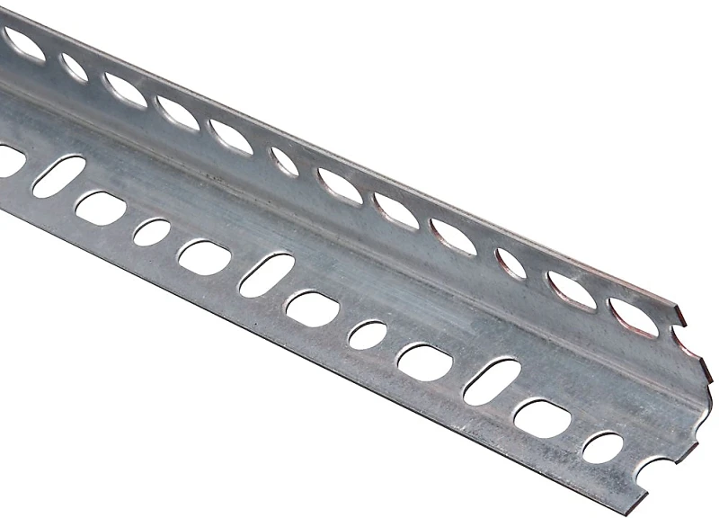 Slotted Steel Angle, 1 and 1 Quarter Inches by 48 Inches Length