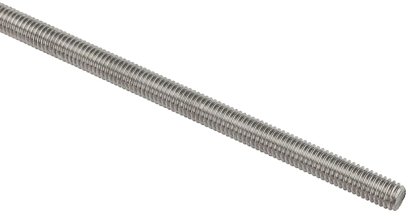 Threaded Steel Rod, 16 TPI, 3/8 x 36 In.