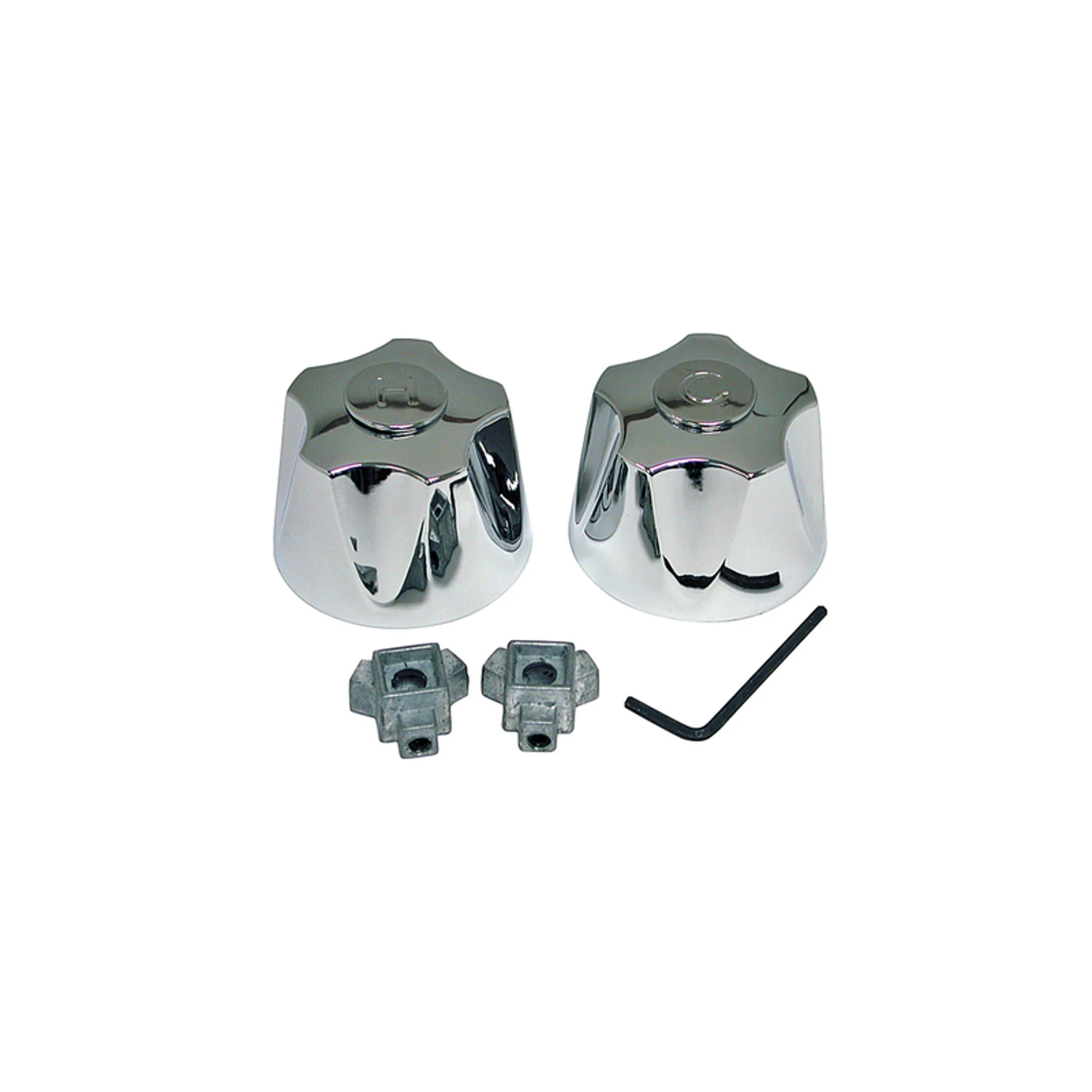 80842 Universal Chrome Canopy Replacement Faucet Handle - 1-1/2 In. H