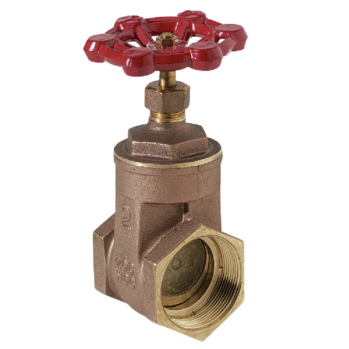 VALVE GATE BRASS 2" IPS