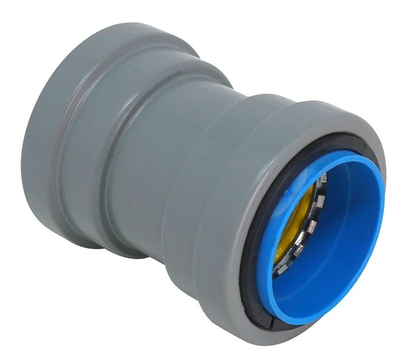 Southwire Simpush 1/2 In. Emt Push-to-install Watertight Conduit Coupling, 1 Pk, Ul Listed