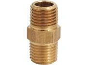 Hex Compressor Nipple, Brass, 1/4 In. MNPT, 2-Pk.