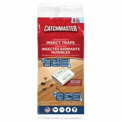 Crawling Pest & Insect Glue Traps, 4-Pk.