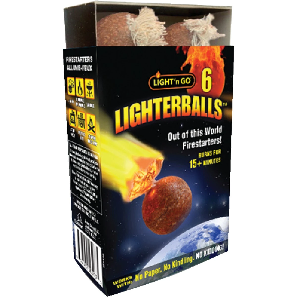 Lighterballs, Cotton Wick, 6-Ct.