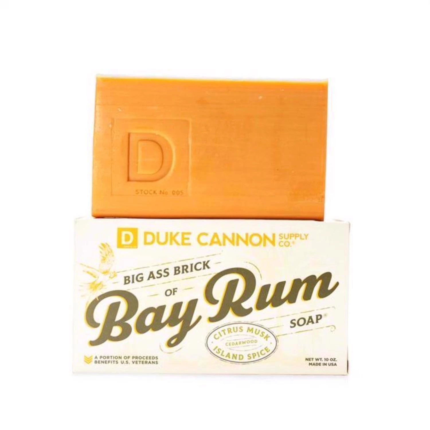 Big Ass Brick of Soap, Bay Rum, 10 oz. Bar