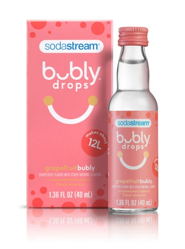 SodaStream Bubly drops Pink Grapefruit Fruit Drops 1.36 oz 1 pk