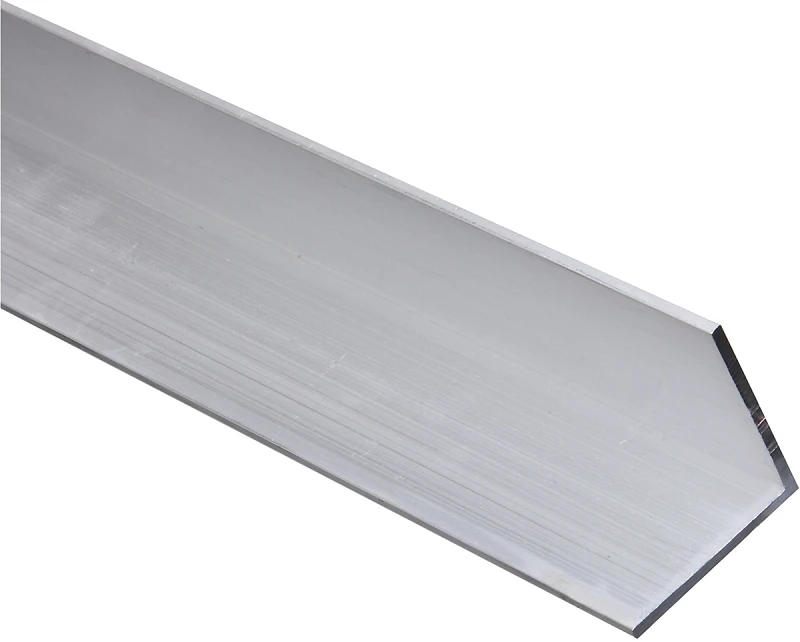 4204bc Series Aluminum Angle Stock, 2 In L Leg, 48 In L, 1/8 In Thick