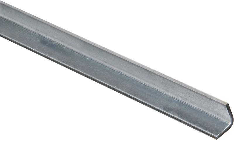 N179-903 Galvanized Steel Angle, 3/4 In L Leg, 48 In L, 0.12 In Thick