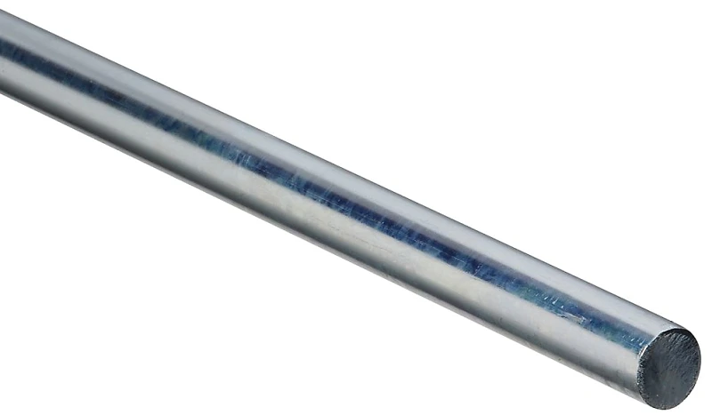Smooth Axel Rod, Zinc, 3/4 x 36 In.