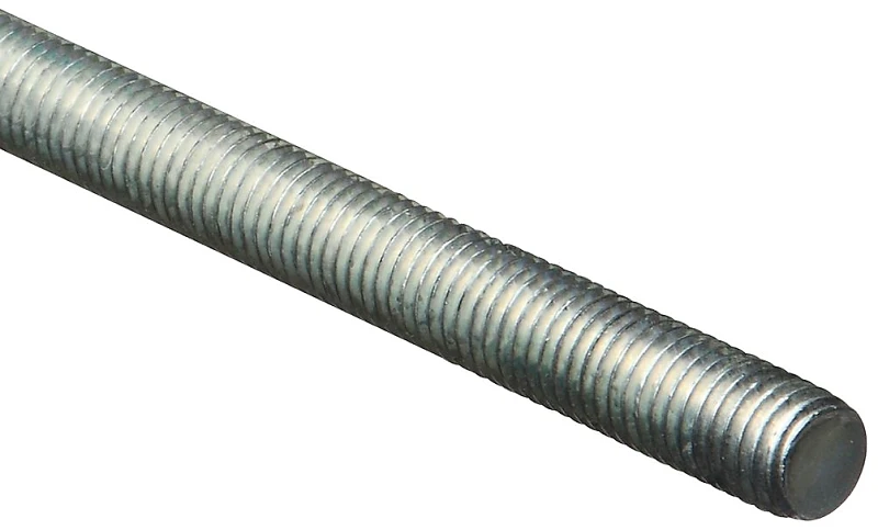 Threaded Rod Zinc Plated 13 Threads Per Inch 1/2 Inch Diameter by 36 Inch Length