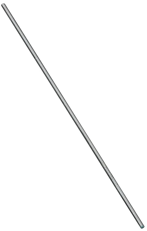 Threaded Rod, Zinc, 10-24 x 36 In.