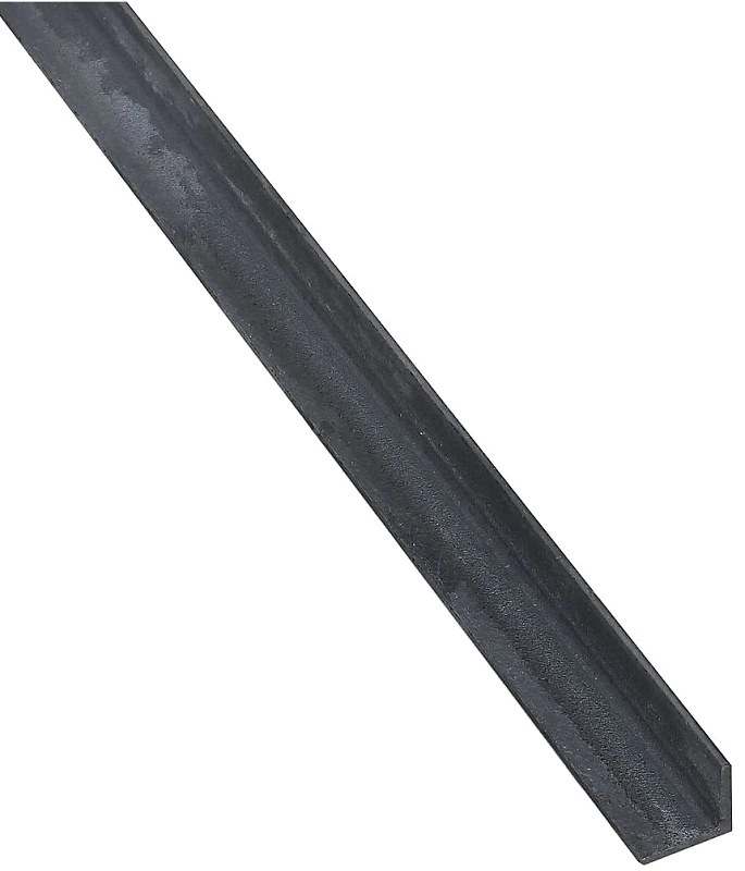 Plain Steel Solid Angle, 1 Inch by 72 Inch by 1/8 Inch