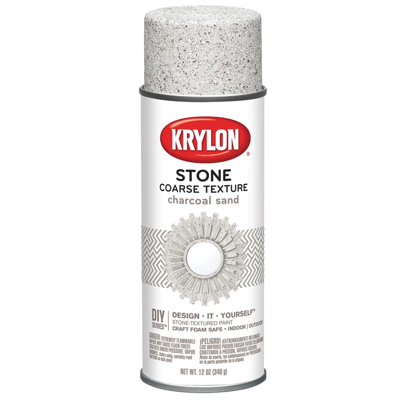 Make It Stone! Charcoal Sand Texture Spray Paint 12 Oz, Model 18202
