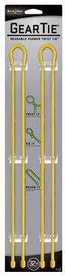2PK 32 YEL GEAR TIE