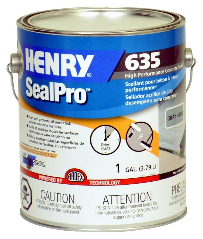 16377 Sealpro Gray Concrete Sealer, 1 Gallon, High-performance Liquid