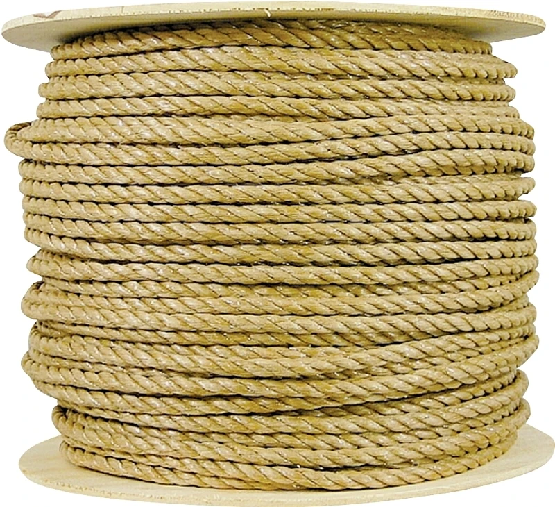 Brown Unmanilla Rope 1/4-inch X 1200-foot - Durable And Lightweight