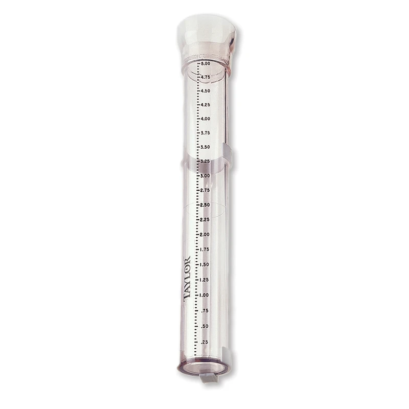 2700 Clearvu Deluxe Rain Gauge, 5 Inch Capacity, 11-7/8 Inch Length