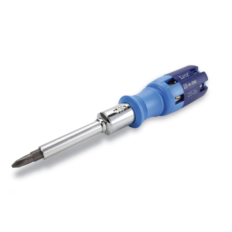 Lutz multi x 2 in. L Multi-Bit Screwdriver 12 pc.
