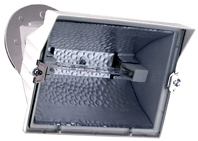 Lighting Wq500 500 Watt Halogen Flood Light, White, 300/500-watt
