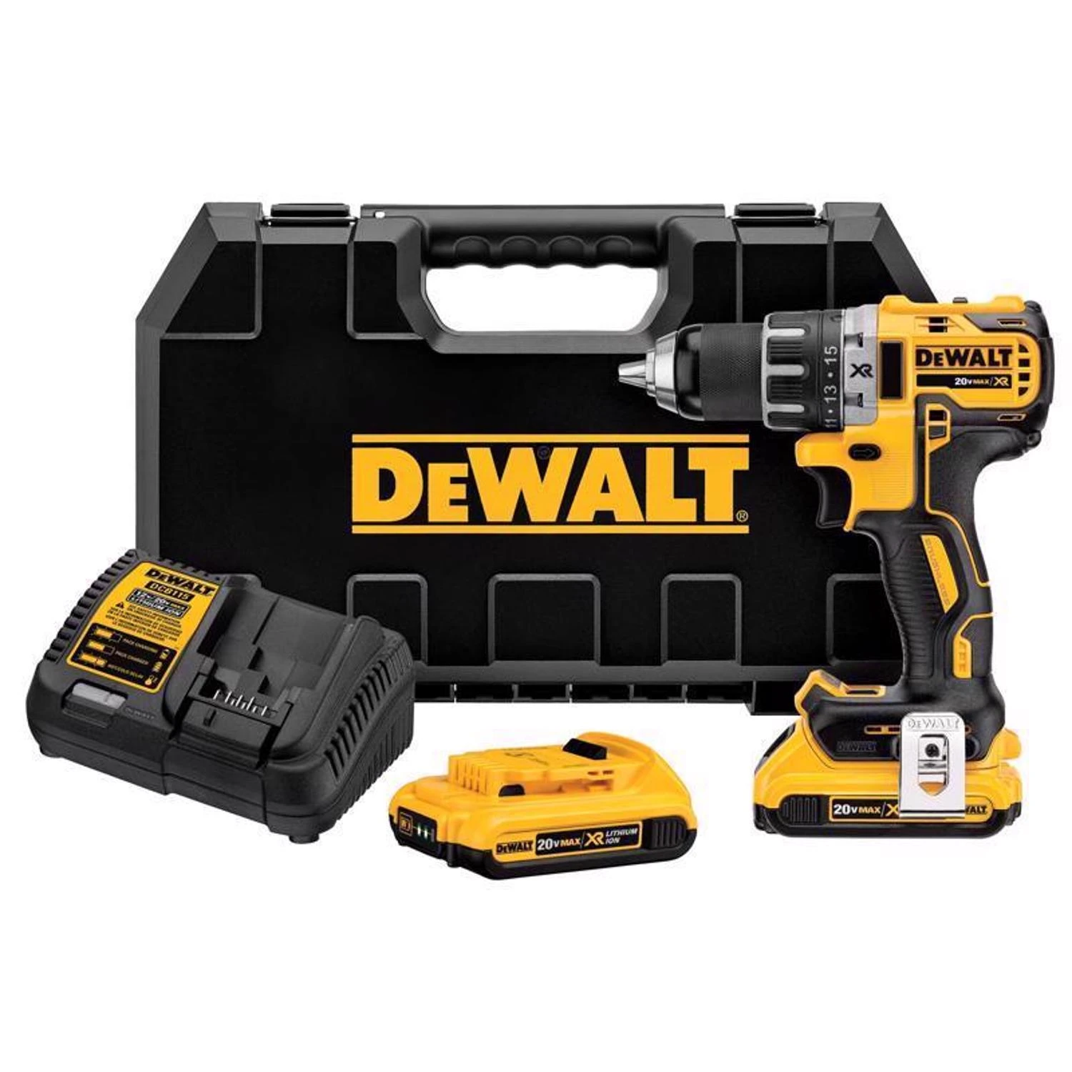 Dcd791d2 20v Max Xr Brushless Compact Drill/driver Kit With 2 Batteries And Charger