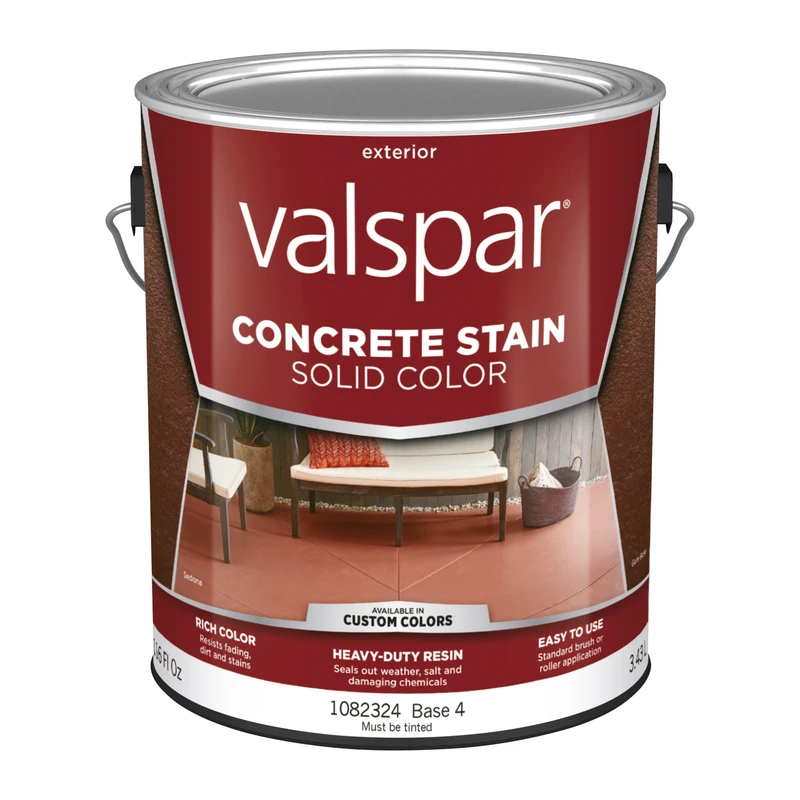 Solid Color Concrete Stain, Base 4, Low Gloss, 1 Gallon